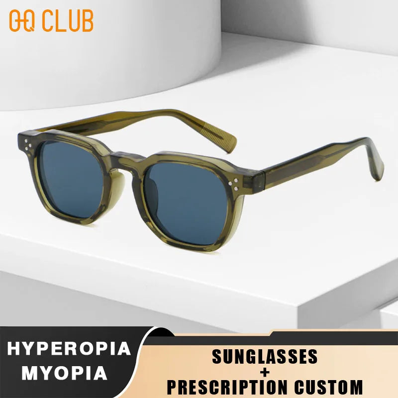 Retro Punk Polarized Lenses Men Sunglasses Square Trends