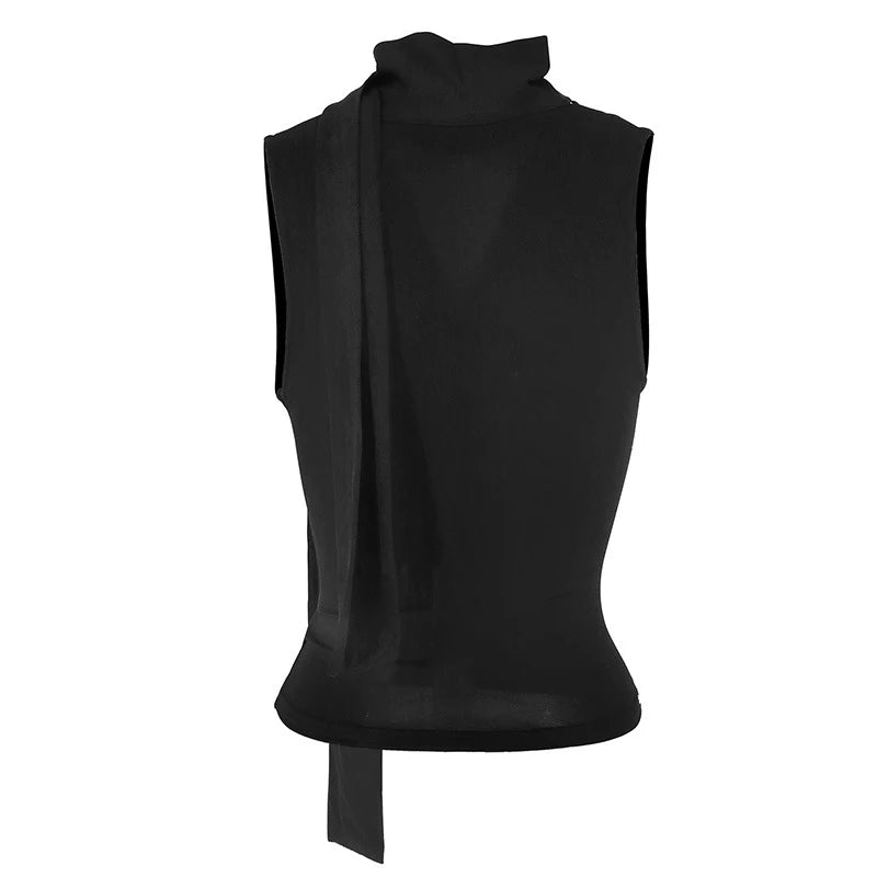 Women's Sexy Sleeveless V-Neck Solid Tank Top Fashion Streetwear
