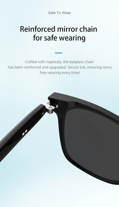 Smart Glasses  Remote Shoot Bluetooth Sunglasses AI Voice