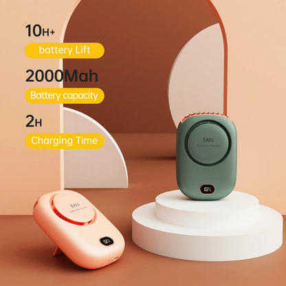 Portable Hanging Neck Fan Mini Fans with Adjustable Lanyard