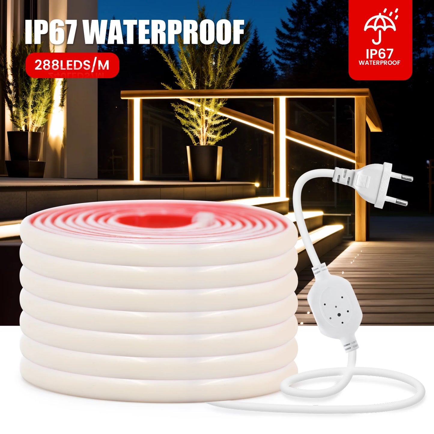 Waterproof Cuttable Flexible Ribbon LED Neon Light