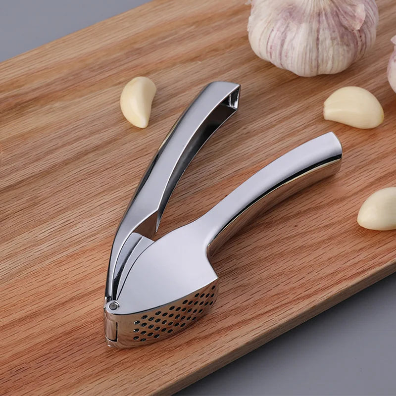 New stainless steel kitchen garlic puree