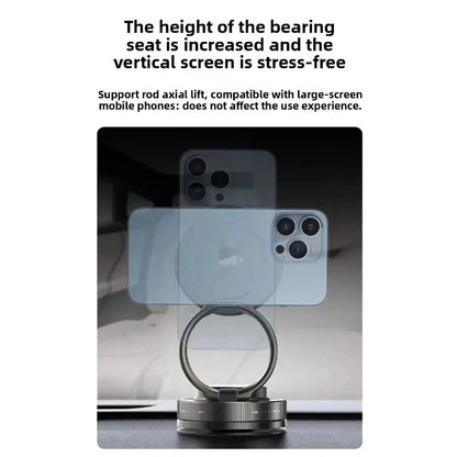 Magnetic Phone Holder for car, 360° Rotatable, Foldable & Adjustable