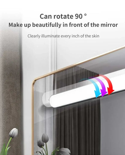 Rechargeable LED Magnetic Mirror Light Dimmable Eye-Protection