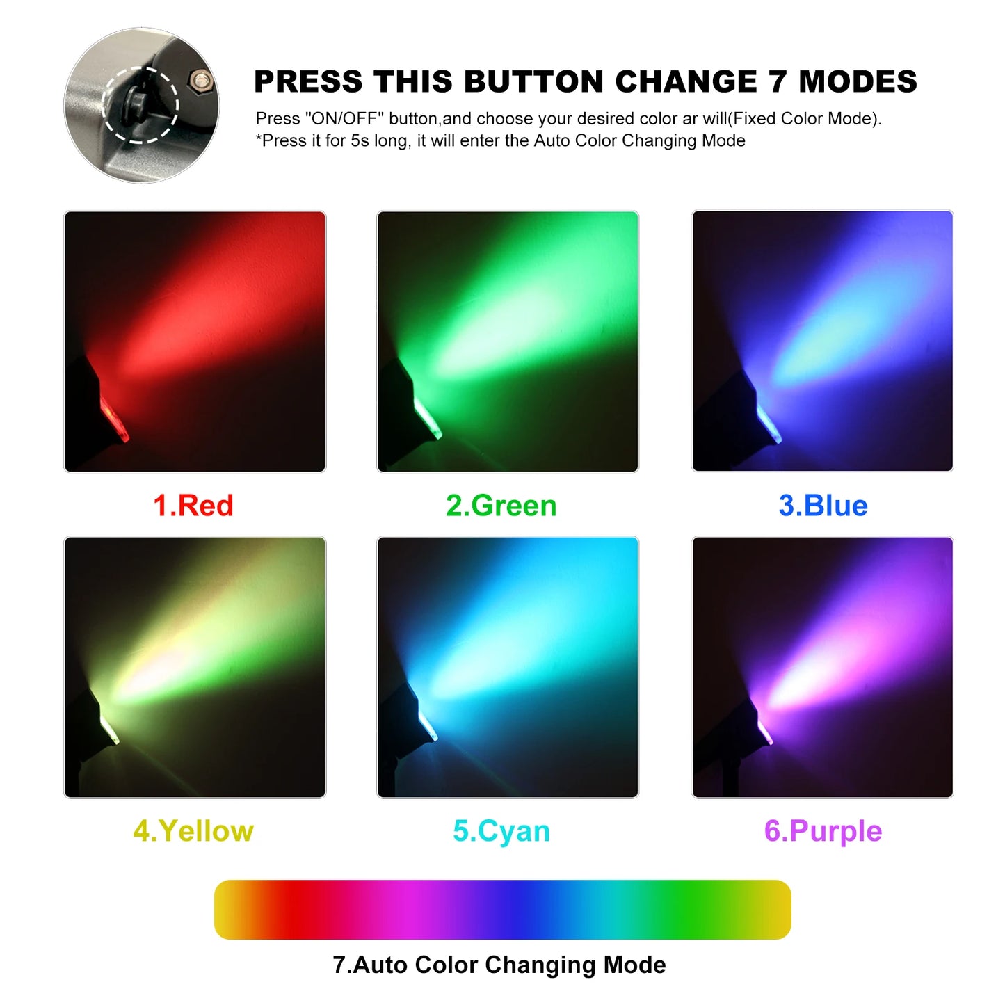 Solar Powered Spotlight IP65 Solar LED Light Outdoor