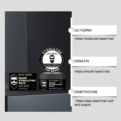 Men's Beard Balm Facial Hair Care Beard Growth Wax