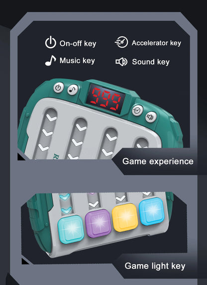 Decompress game consoles Defusing music exercise