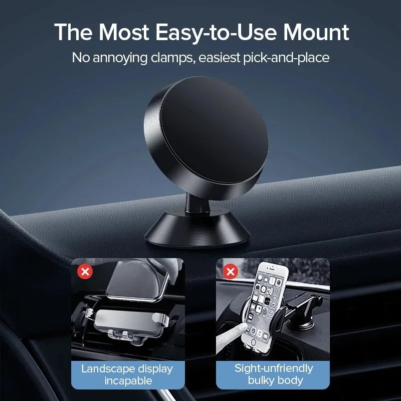Magnetic Car Phone Holder Magnet Mount Bracket Stick on Car Dashboard