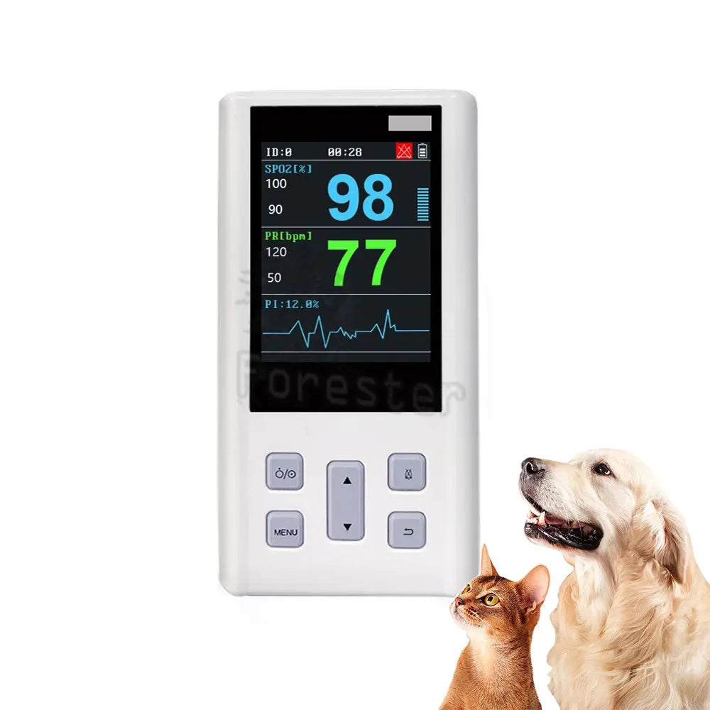 Port-able Pulse Oximeter  for Heart Rate and  Saturation