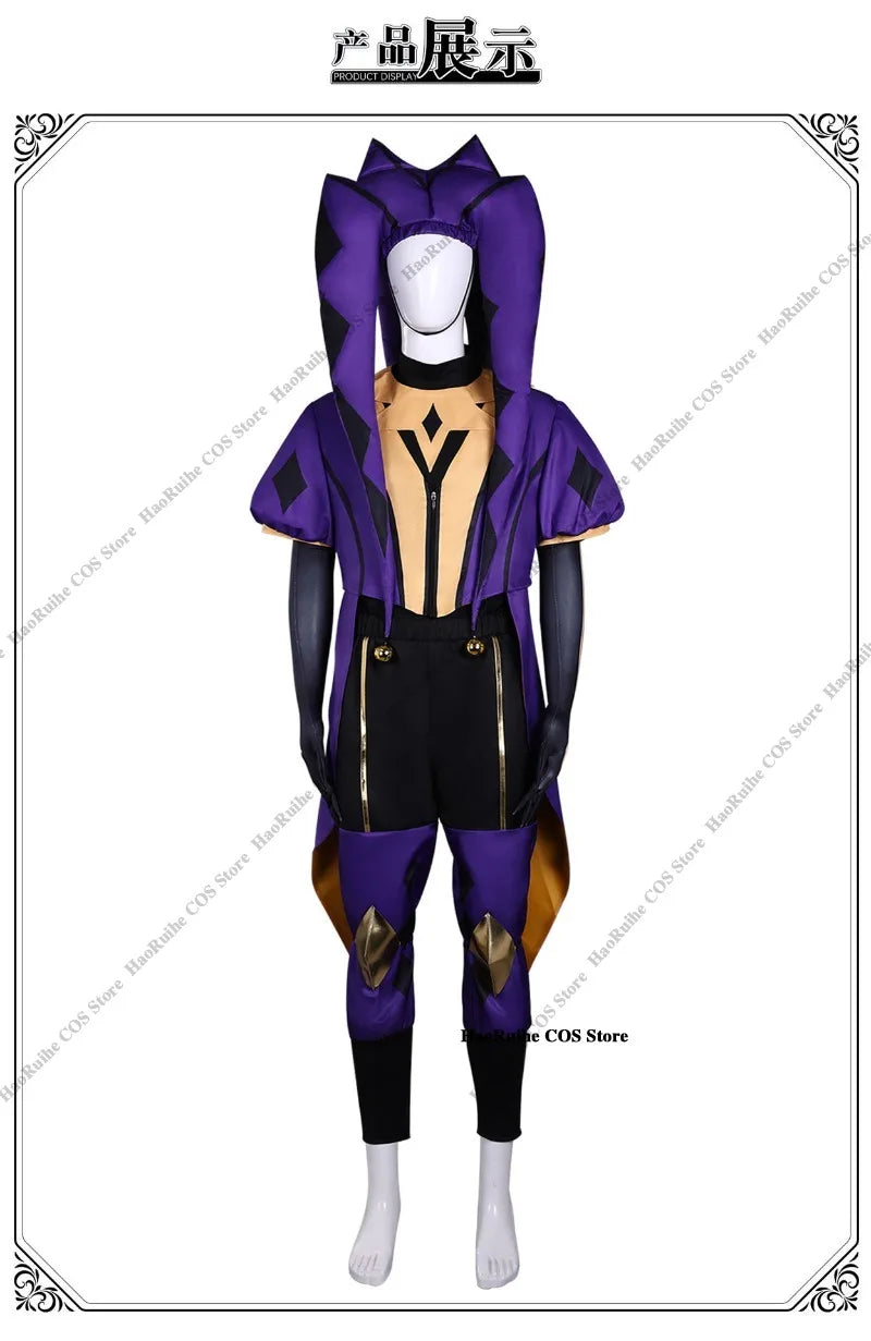 Hot The Freak Circus Pierrot Jester Harlequin Cosplay