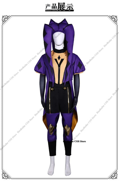 Hot The Freak Circus Pierrot Jester Harlequin Cosplay