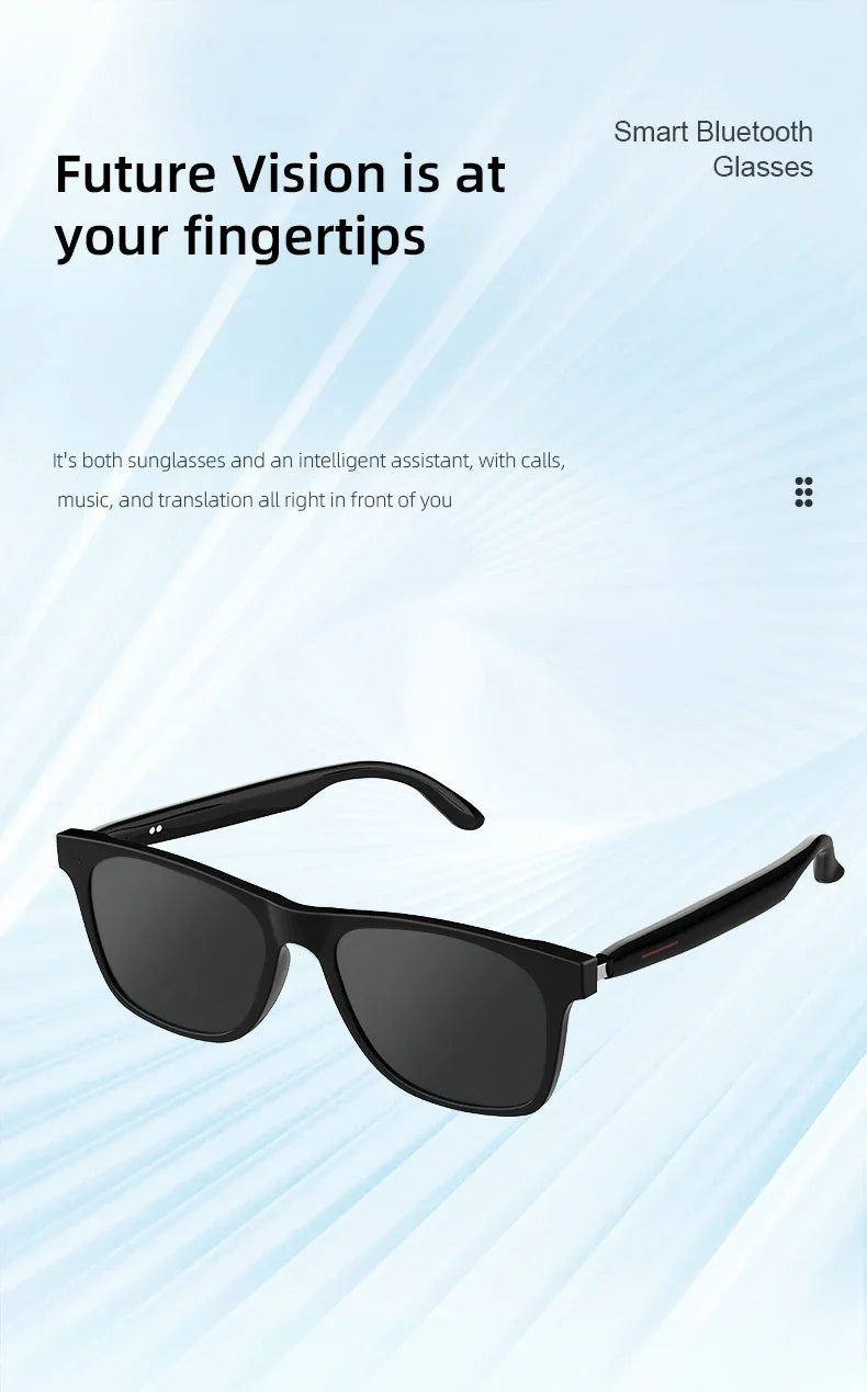 Smart Glasses  Remote Shoot Bluetooth Sunglasses AI Voice