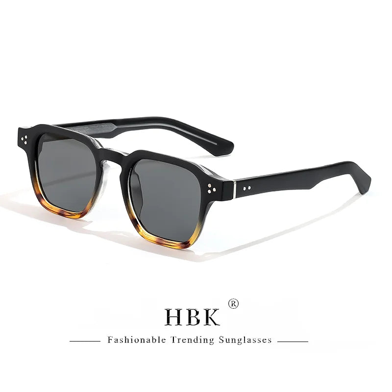 HBK New Fashion Sunglasses men Vintage Square