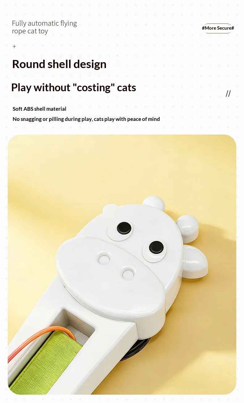 Automatic Interactive Cat Toy Wall Mounted Cat Teaser Wand