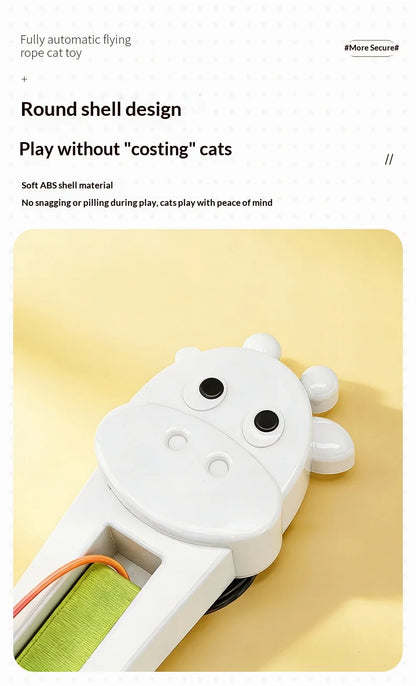 Automatic Interactive Cat Toy Wall Mounted Cat Teaser Wand