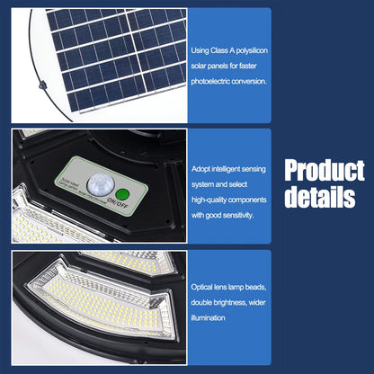 Solar Flood Lights Outdoor Security Lights for Parking Yard