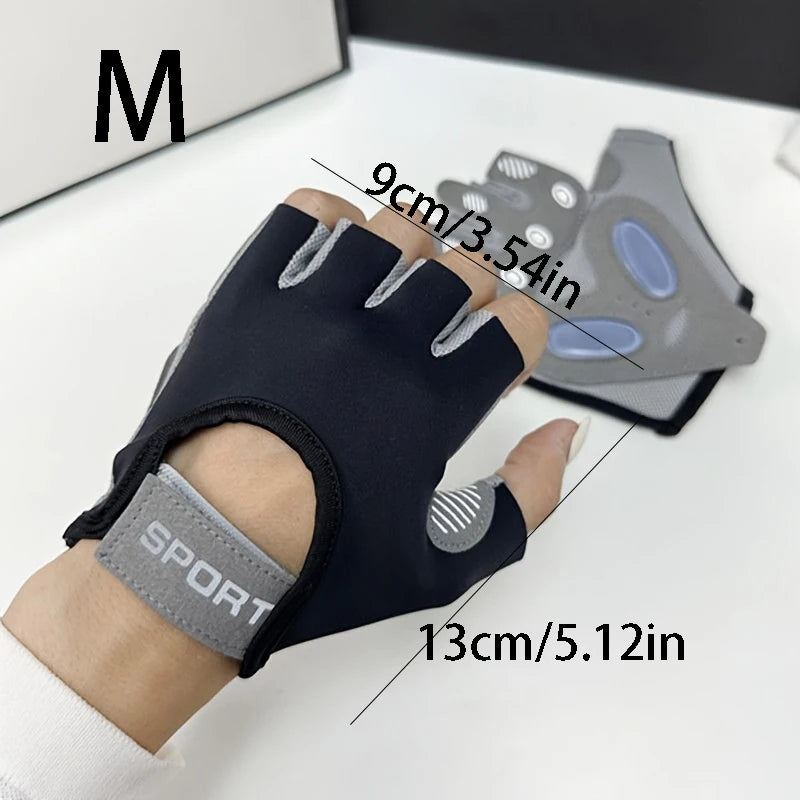 Fitness Cycling Gloves Men Women Anti Slip Shock-Absorbing