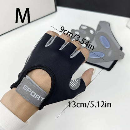 Fitness Cycling Gloves Men Women Anti Slip Shock-Absorbing