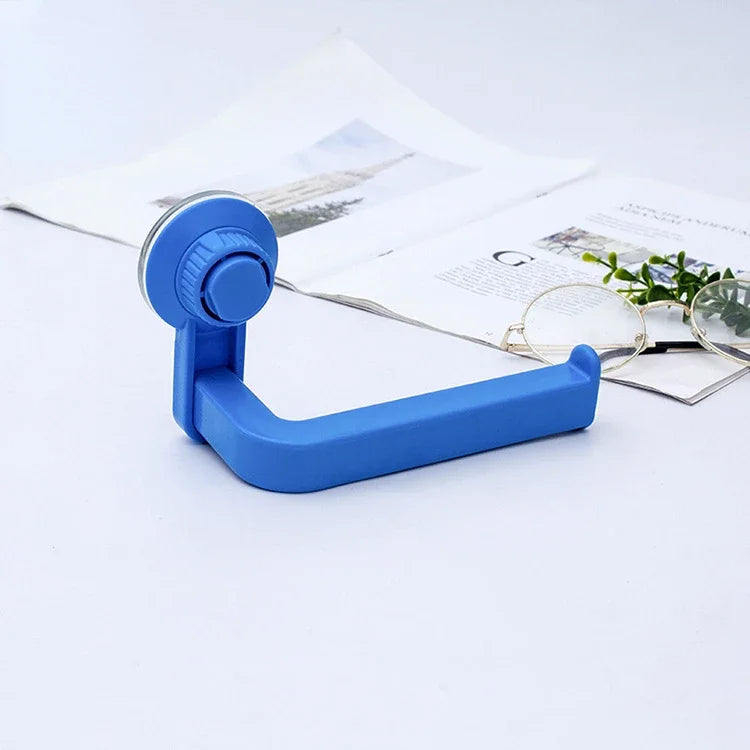 Suction Cup Toilet Paper Holder Wall Mount No Punching