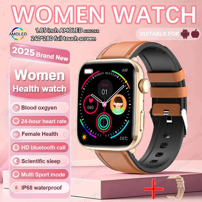 New Women Men AI Smart Diagnosis Watch HRV+PPG Blood Pressure