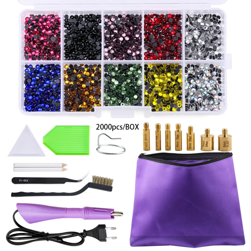 QIAO Hotfix Rhinestones Applicator Tools DIY Craft