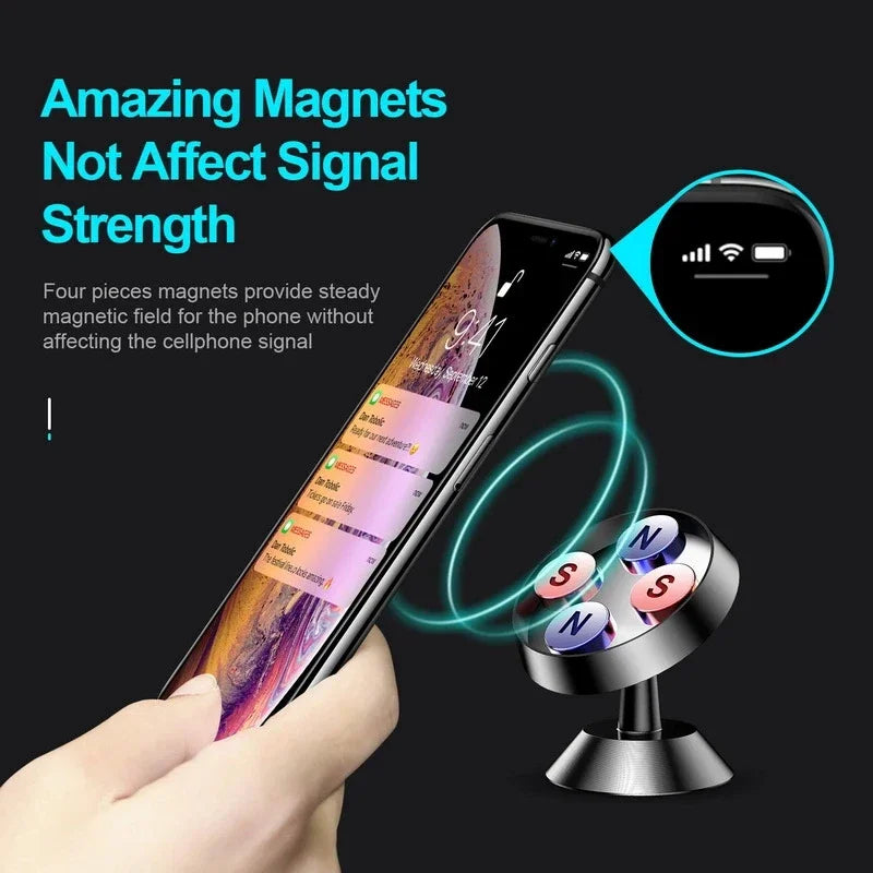 Magnetic Car Phone Holder Magnet Mount Bracket Stick on Car Dashboard