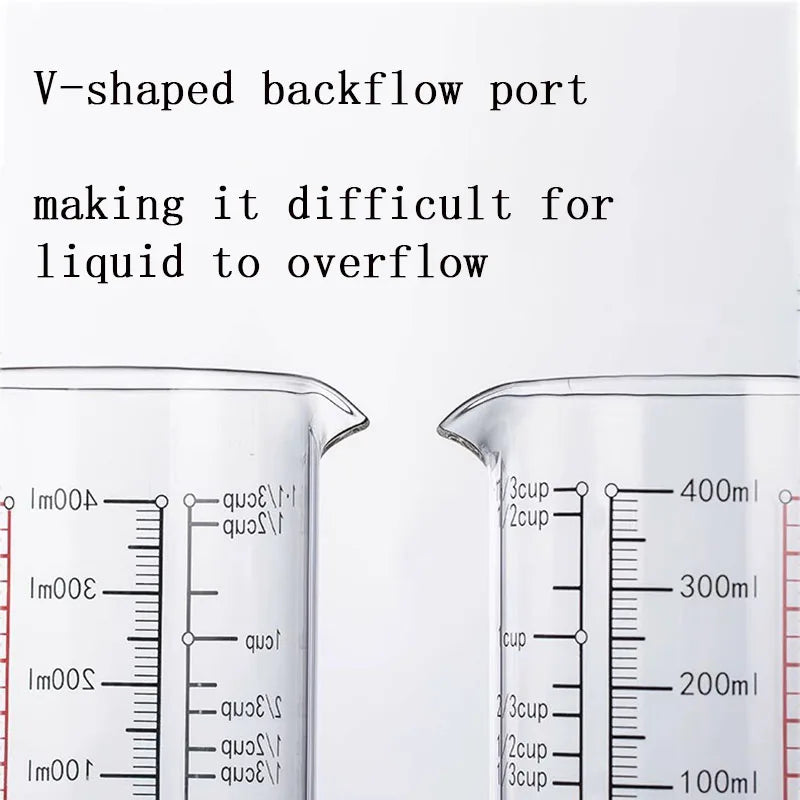Heat-resistant Glass Measuring Cup With Wood Lid
