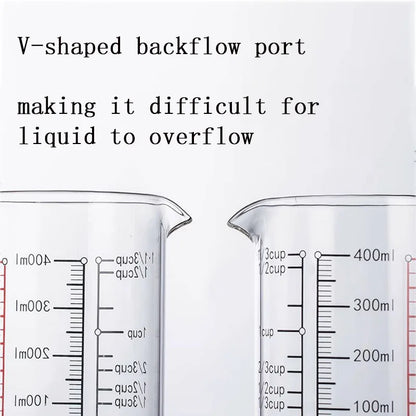Heat-resistant Glass Measuring Cup With Wood Lid