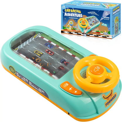 Racing Car Steering Wheel Driving Adventure Game Toy