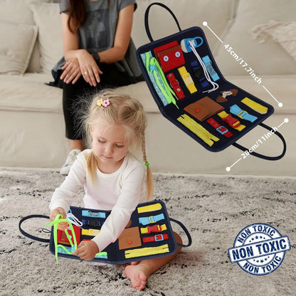 Sensory Play Board Busy Board Montessori Leaning Toys