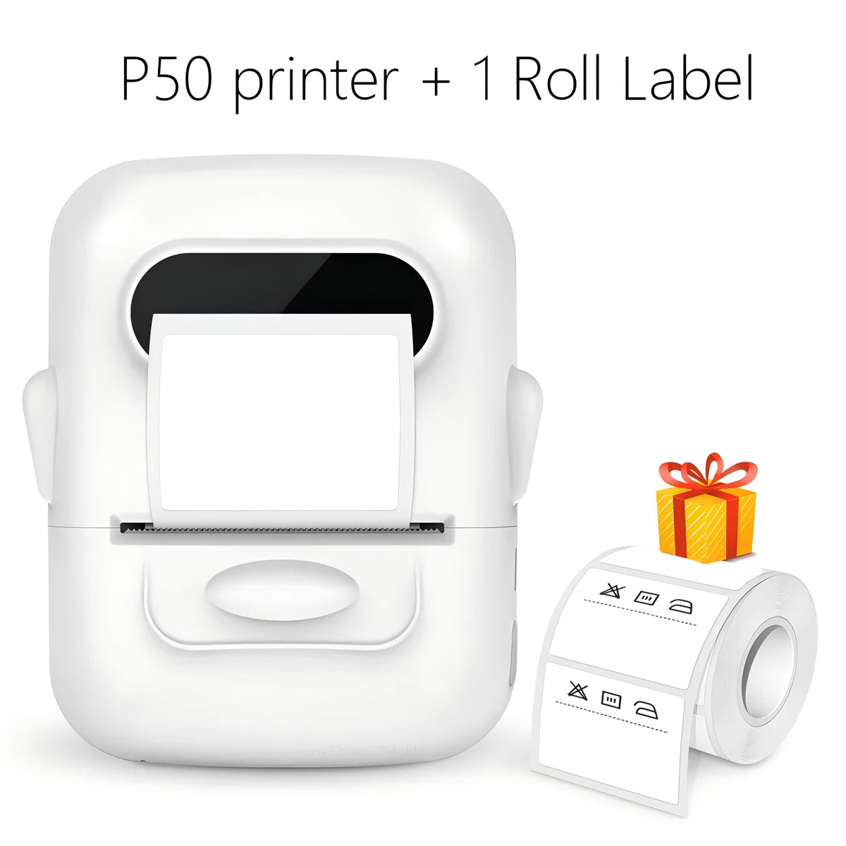 Thermal Label Printer P50 Portable Bluetooth Wireless