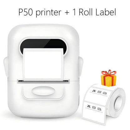 Thermal Label Printer P50 Portable Bluetooth Wireless