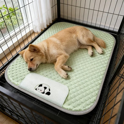 Dog Cooling Mat Made From Ice-bean-textured Fabric