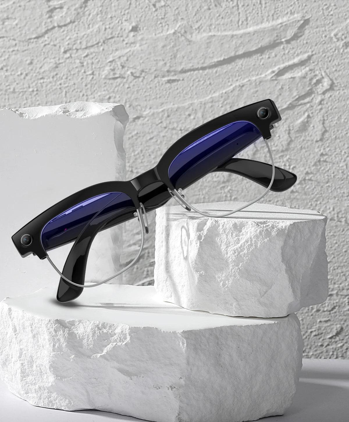 New 4K Ultra HD Color Change BT Call Smart Glasses AI Chat
