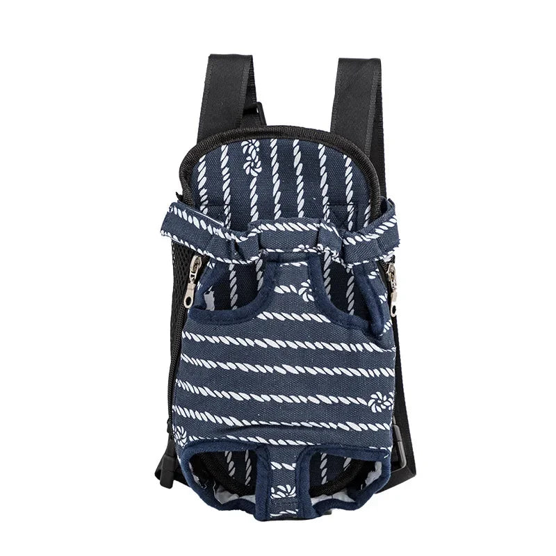 Adjustable Cat Carrier Bag Pet Double Shoulder Backpack