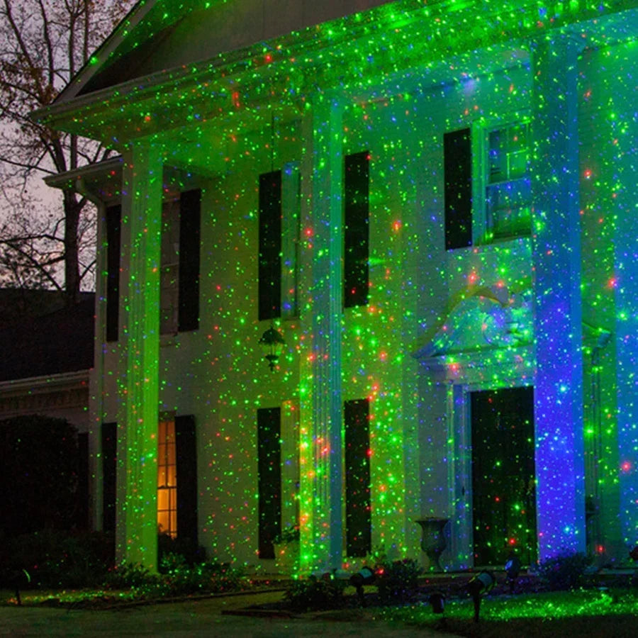 Remote Christmas Projector Laser Light Outdoor Decor