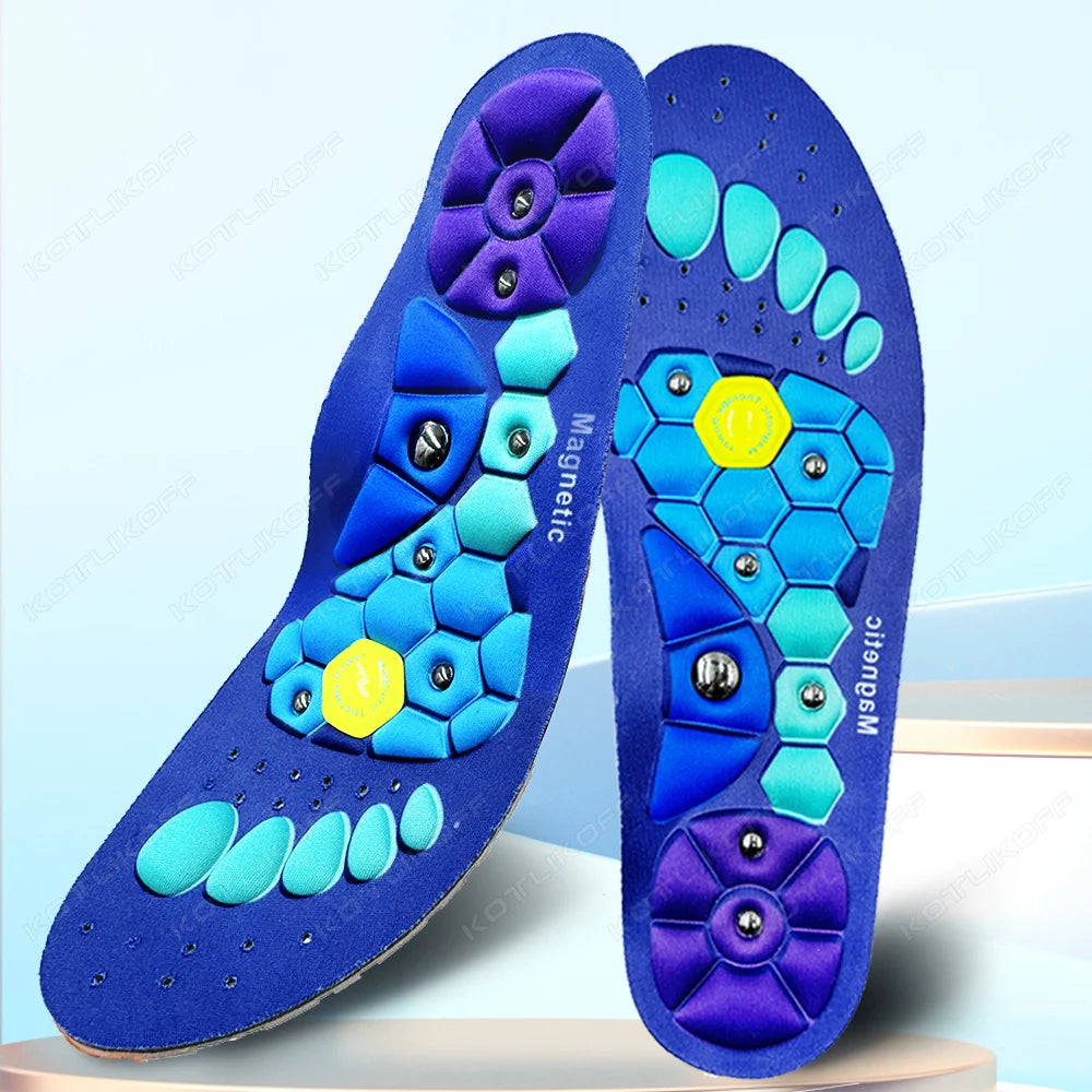 Medical Magnetic Therapy Sports Insoles Massage Foot