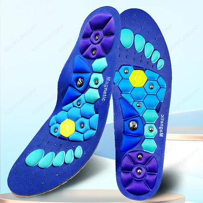 Medical Magnetic Therapy Sports Insoles Massage Foot