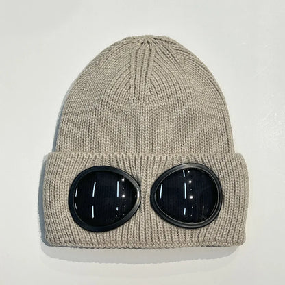 Warm Ski Mask Hats Caps Women Men Winter Windproof Glasses