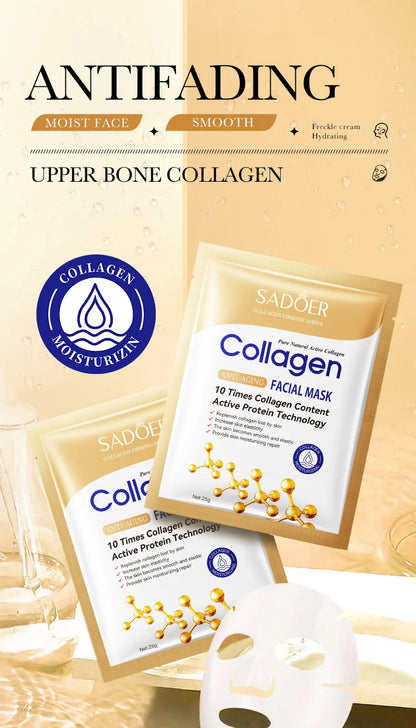 Collagen Anti Wrinkle Facial Mask Anti Aging Fade Fine Lines