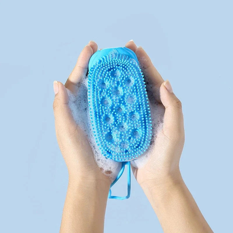 Double Side Silicone Bubble Bath Body Brush