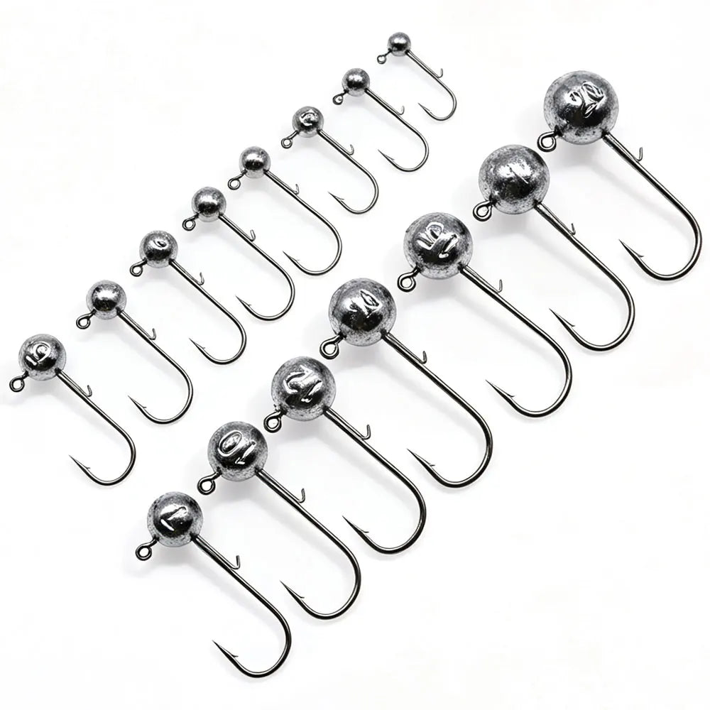 Jig fishing hooks with auxiliary hook,
