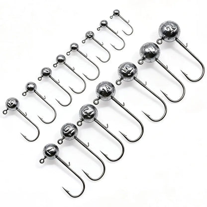 Jig fishing hooks with auxiliary hook,