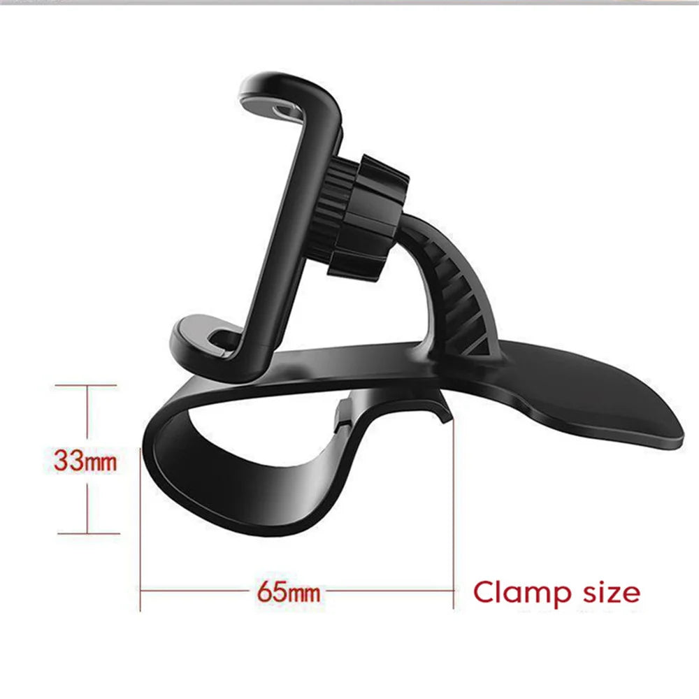 Universal Car Phone Holder Stand Dashboard Car Clip Mount
