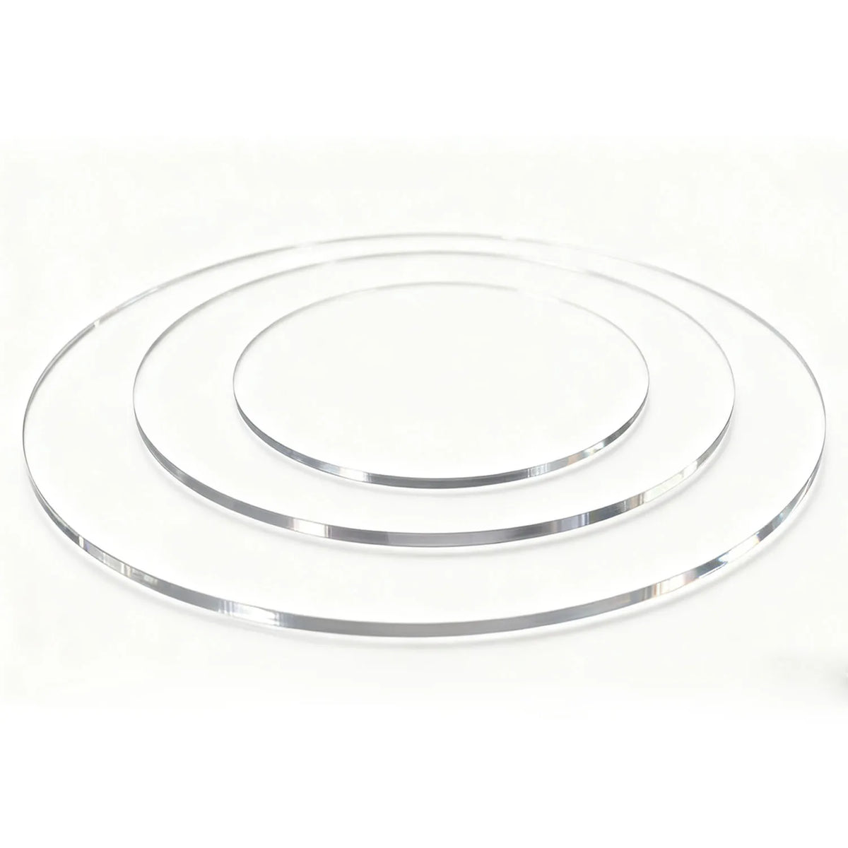 Clear Round Acrylic Sheets Transparent Plexiglass Discs