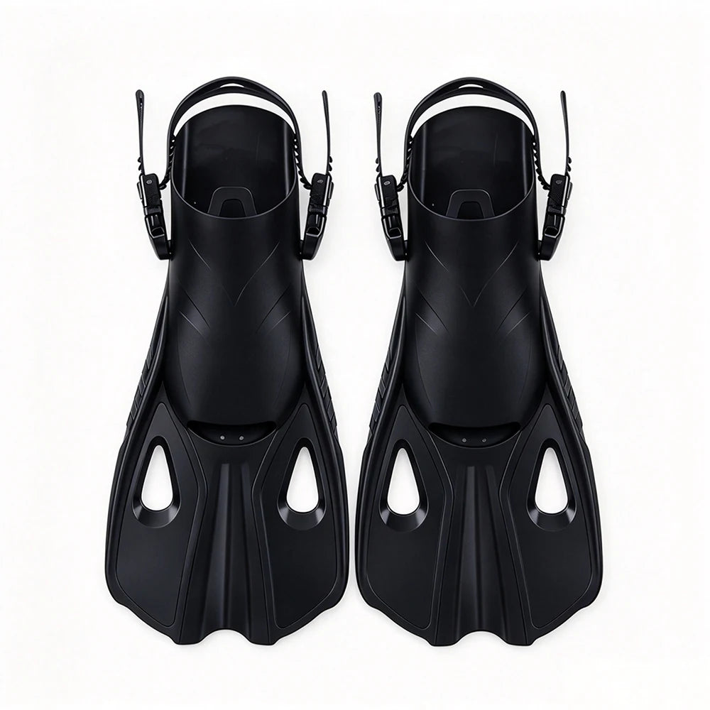 Snorkel Fins Swim Flippers Short Diving Frog Shoes Duck Webs