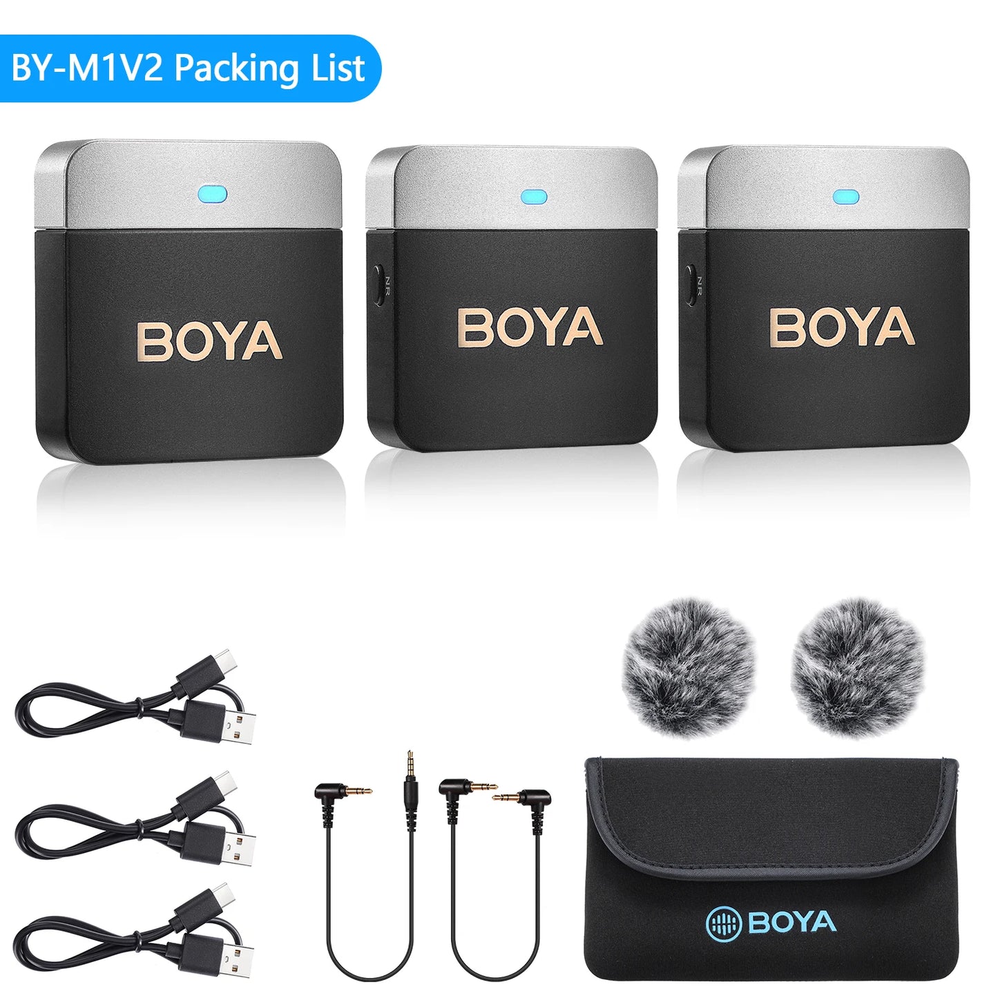BOYA BY-M1V Wireless Lavalier Microphone