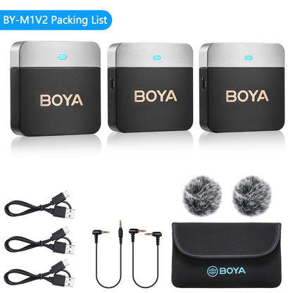 BOYA BY-M1V Wireless Lavalier Microphone