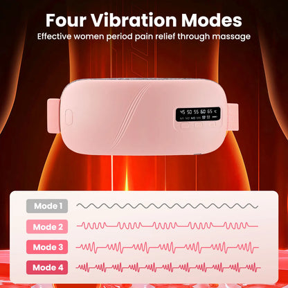 Electric Heating Pad Menstrual Cramp Massager Belt Women
