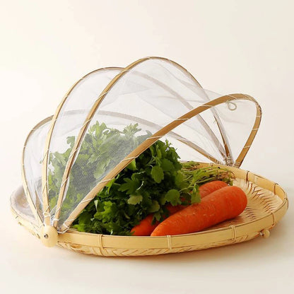 Bamboo Woven Baskets Anti-Mosquito Nets Covers